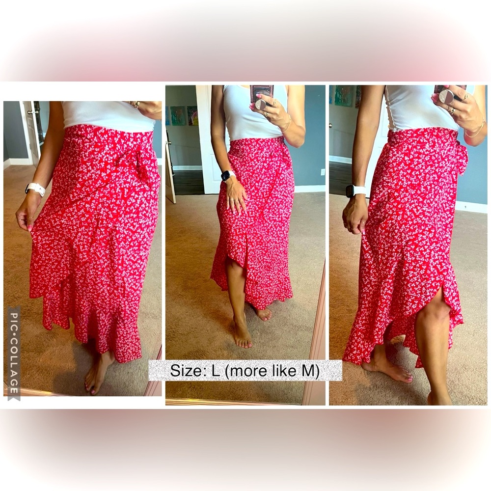 Women wrap up skirt, brand new. Worn once